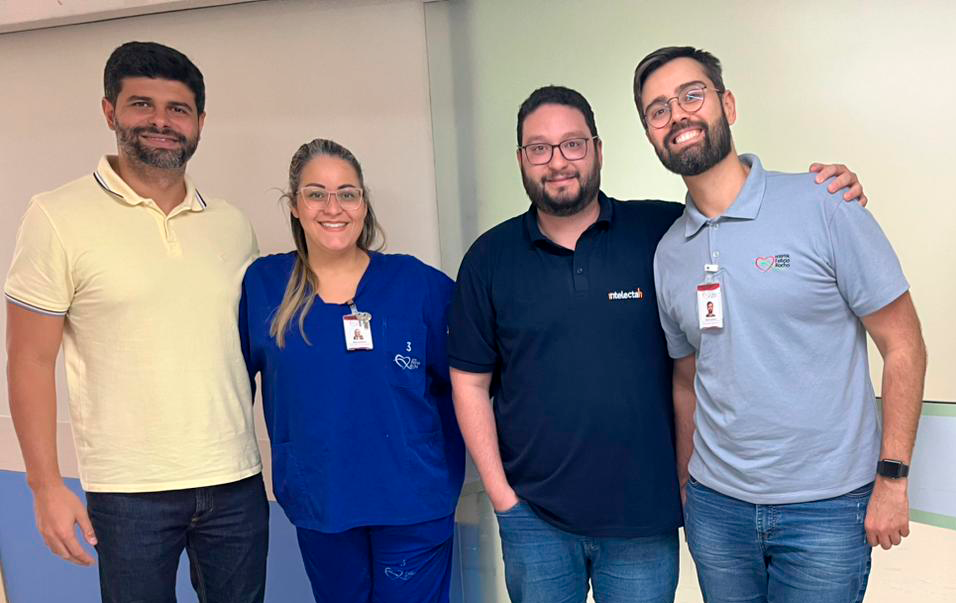 Time da Intelectah visita Hospital Felício Rocho